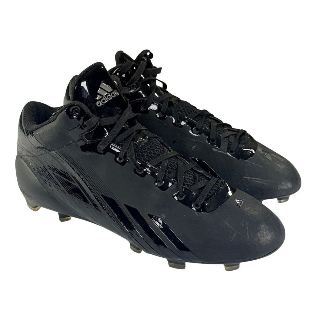 Adidas Adizero 5-Star 2.0 Football Cleat Mens 11 Black Performance Athletic Shoe